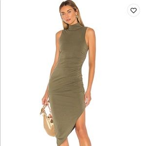 House of Harlow x Revolve olive green dress